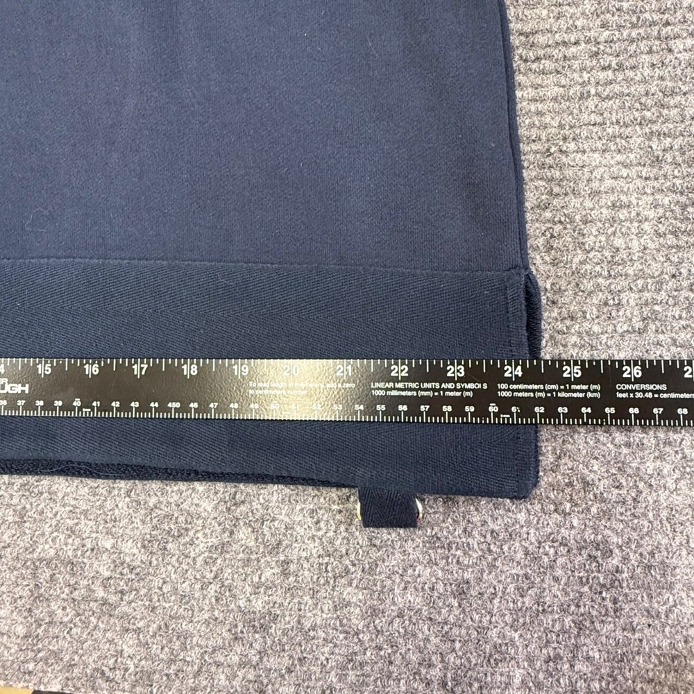 Lauren Jeans Co Ralph Lauren Quarter Zip Pullover Sweatshirt Navy Blue XL Cotton - Picture 14 of 16